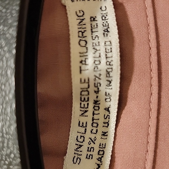 Vintage Sears Roebuck Long Sleeve Salmon Button Shirt 17in Collar - Picture 7 of 8